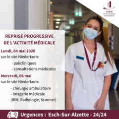 F.A.Q. Reprise progressive de l'activité médicale F.A.Q. Reprise progressive de l'activité médicale