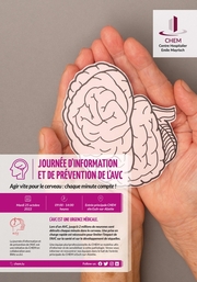 JOURNÉE D'INFORMATION ET DE PRÉVENTION DE L'AVC, Mardi 25 Octobre